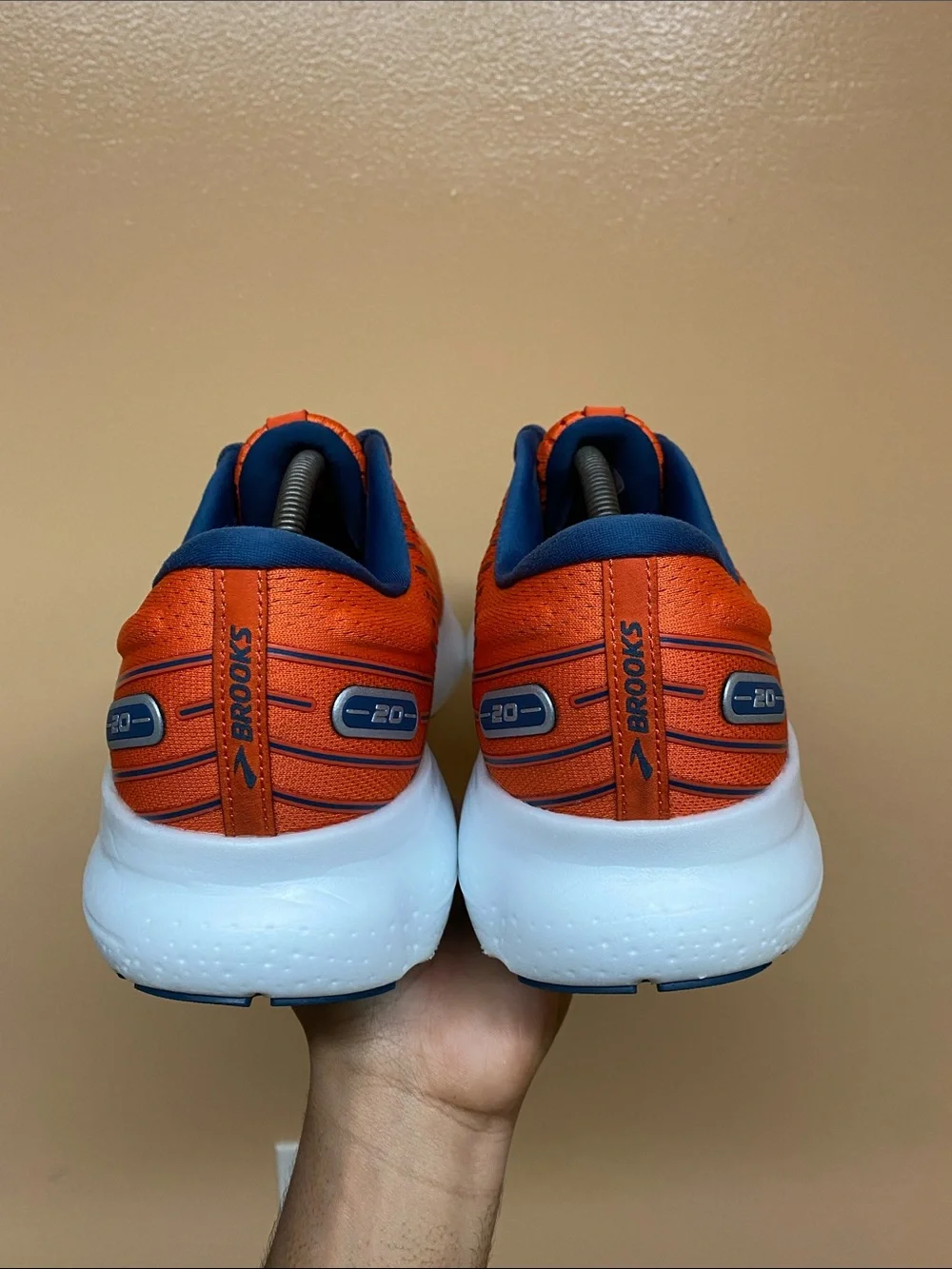 Brooks Glycerin 20 Men's Running Sneakers “Orange/Titan/Flame” Size 12.5 Medium